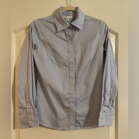 Banana Republic button up shirt. Baby blue. Size S - Picture 2 of 9